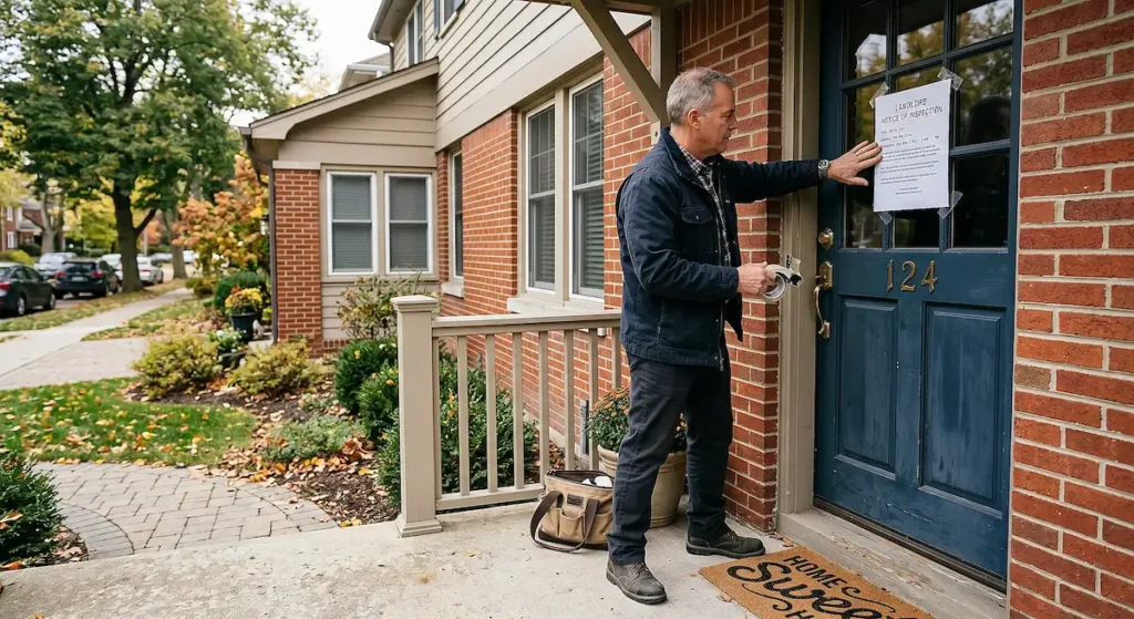 tenant inspection notice