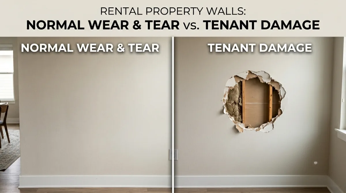 Normal Wear and Tear vs Tenant Damage Comparison